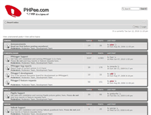 Tablet Screenshot of forum.phpee.com